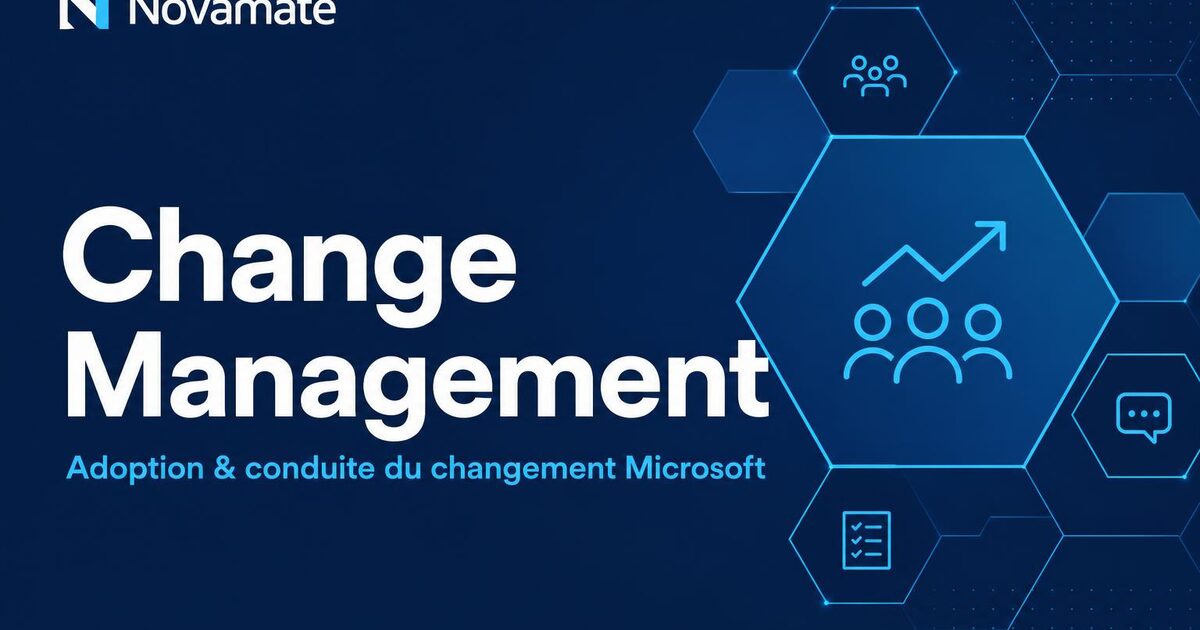 Change Management Novamate : adoption Microsoft Cloud